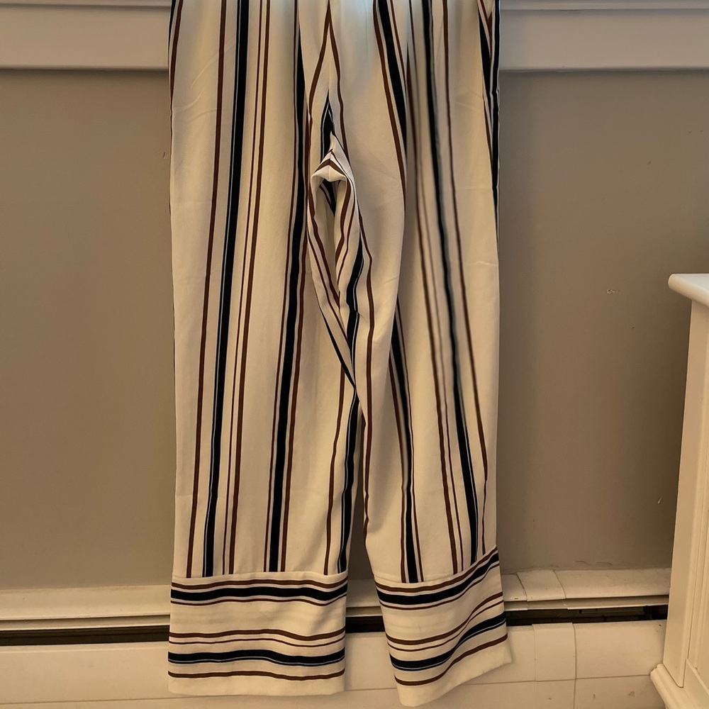 Striped flowy pants